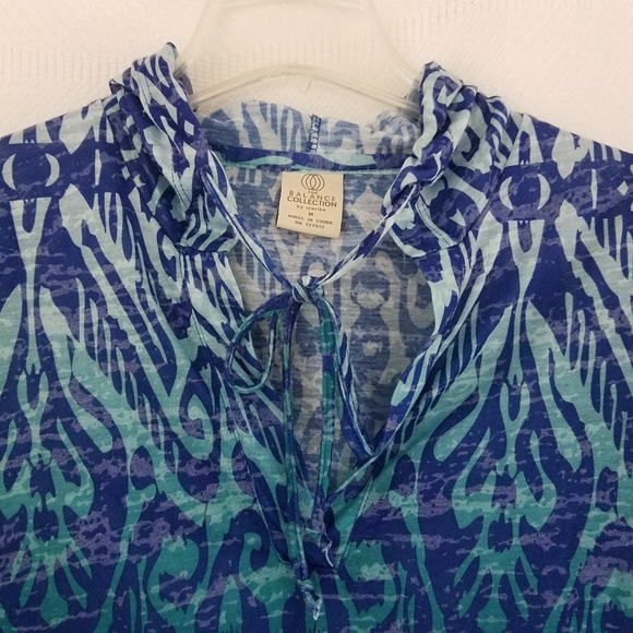 Balance Collection Blue Burnout Hoodie - Picture 6 of 7